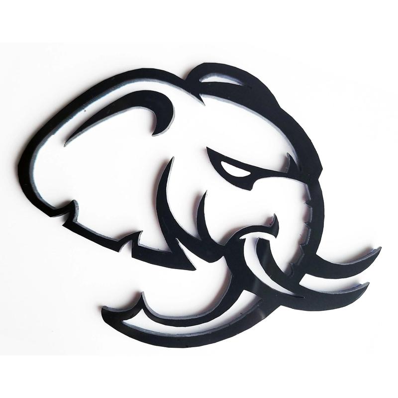 2x Elephant Hellephant SRT Badge Emblem Logo for Dodge Challenger Charger TRX