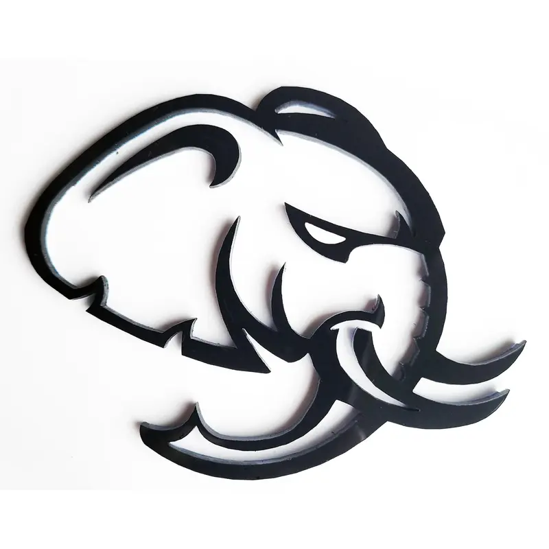2x Elephant Hellephant SRT Badge Emblem Logo for Dodge Challenger Charger TRX