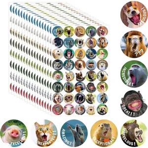 680 count Funny Incentive Stickers - 40  Designs Motivational Positive   for Teacher Classroom - Encourage  to Do Chores, Go to The Toilet (17 Sheets)