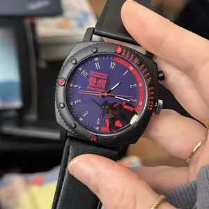 EVANGELION Time Instrumentality Project Watch Anime Wristwatch Cute Versatile & Fashionable Merchandise Suitable For Everyday Wear Birthday Gift