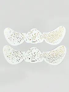 ROMWE Fairycore 2pcs/set Golden Freckles Dot Temporary Tattoo Sticker