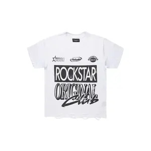 Rylok White Oversized Graphic T-Shirt