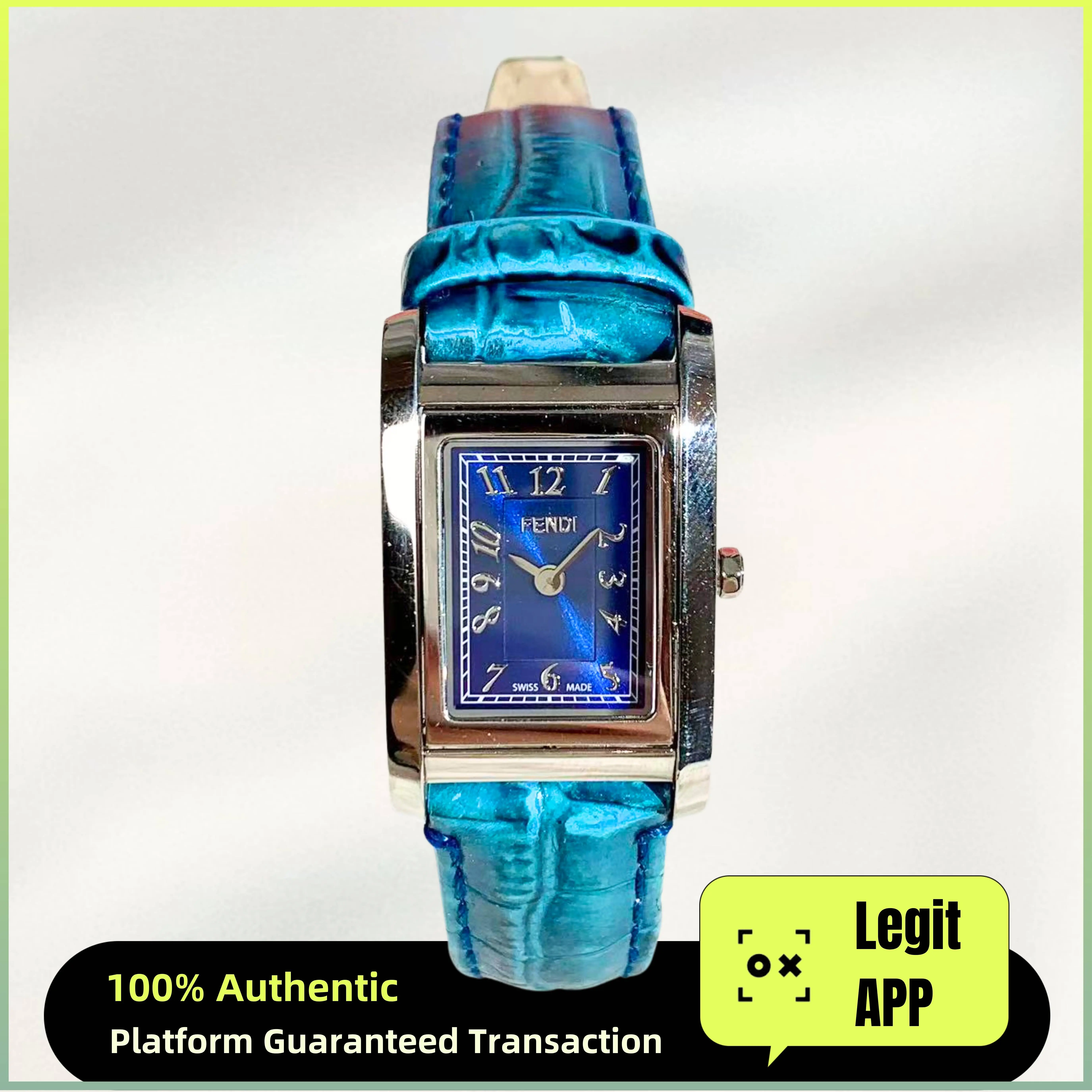 Authentic Fendi watch Vintage Fendi Gold Plated Watch: Black Enamel Dial, Roman  main image 3