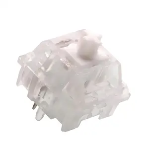 Mirror Silent Tactile Switches Pre-Lubed 5-Pin HotSwap KT0 Stem KTT for MX Mechanical Keyboard