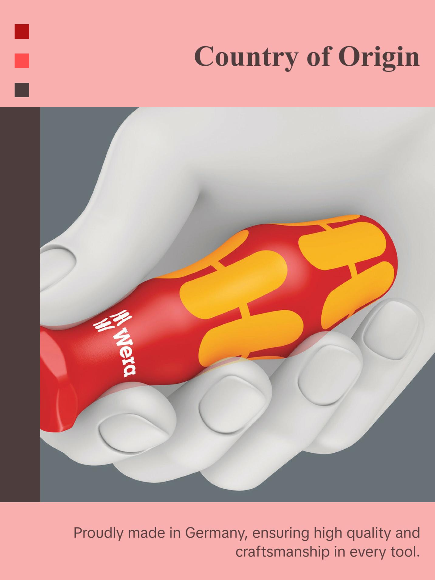 Wera 190 i VDE Insulated nutdriver, 7 x 125 mm