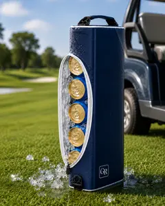 【On Sale】Golf Cooler Bag with Ice Packs - Golf Gifts for Men Fits in Golf Bags Golf Accessories Fathers Day Dad Gifts from Daughter Son Wife - Keeps 6 Beer Cans or 2 Wine Bottles Cold for Hours