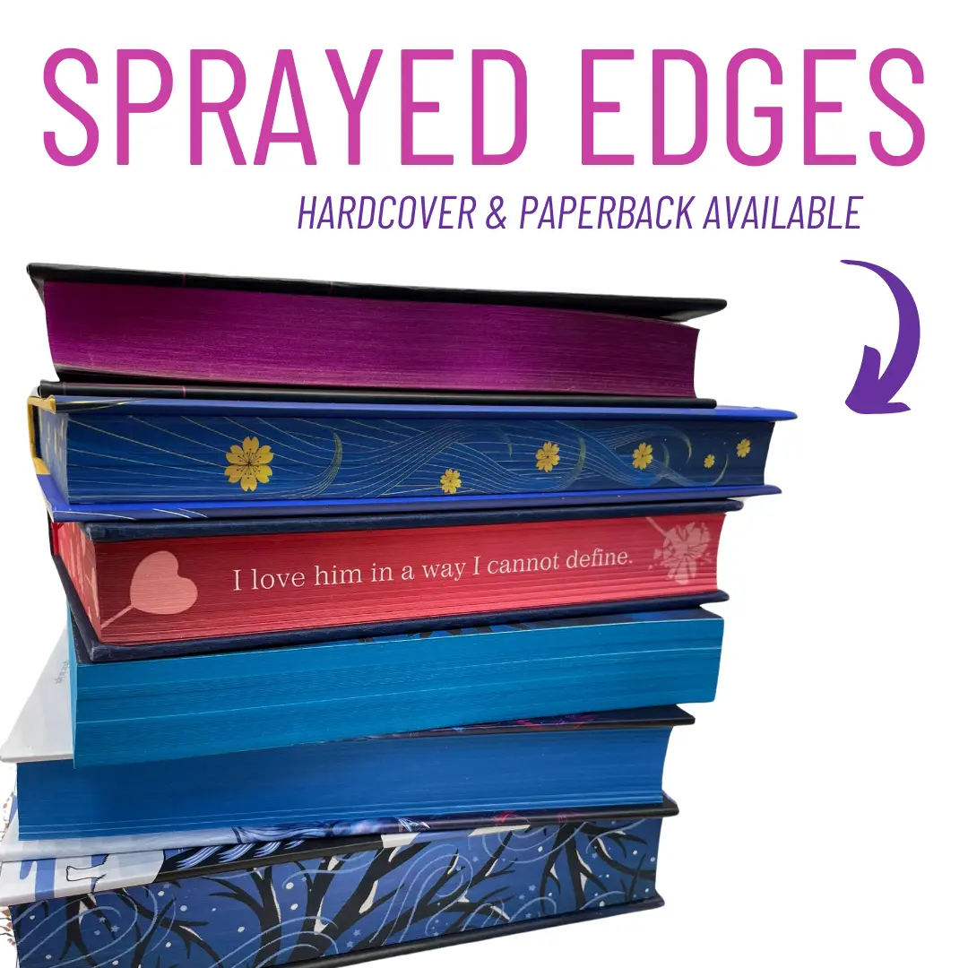 Blind Date with a "Sprayed Edge" Book: Includes swag such as cute pens, highlighters, scrunchies, and lots of stickers.