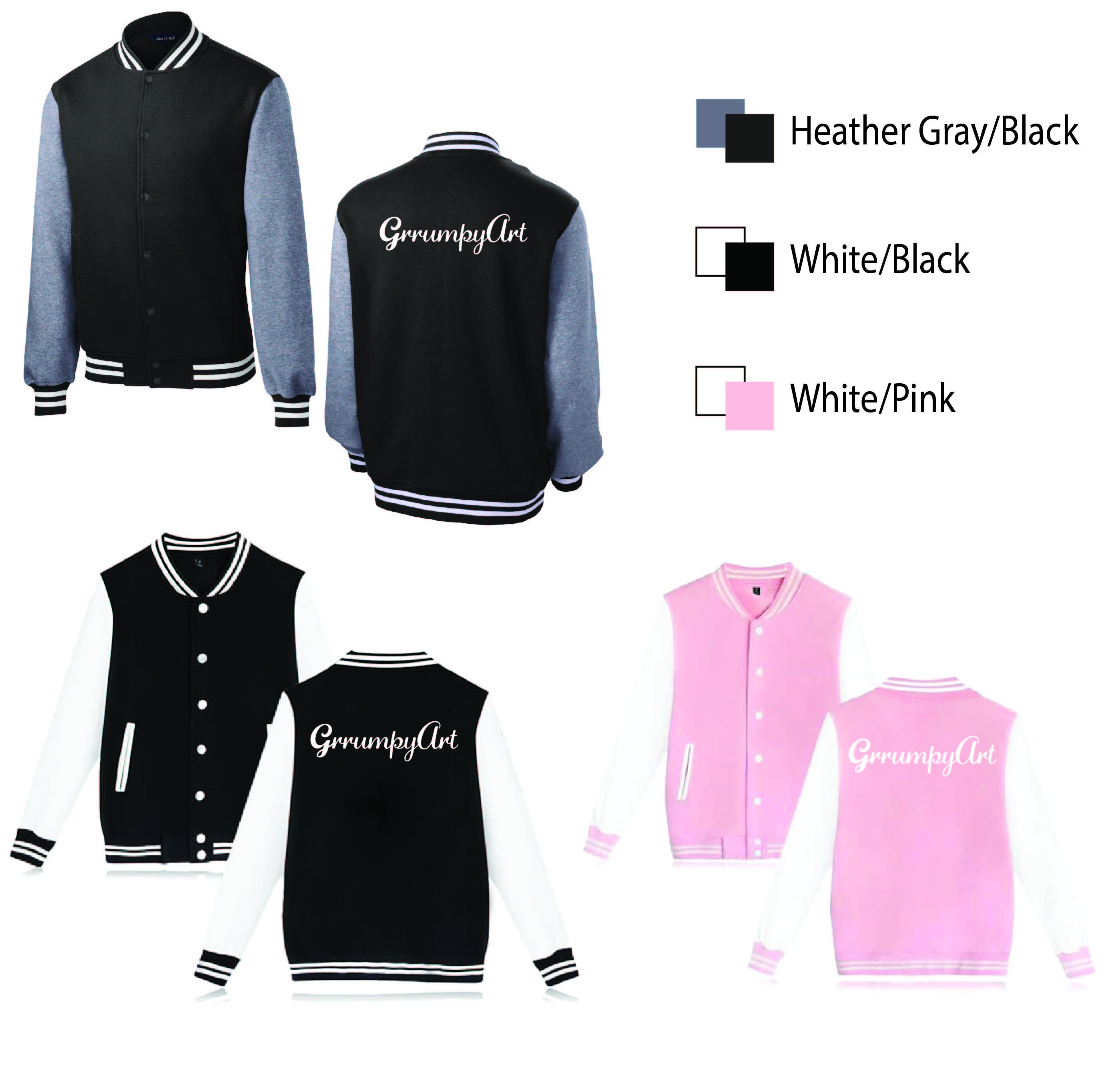 Custom Embroidered Letterman Jacket Casual