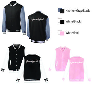 Custom Embroidered Letterman Jacket Casual