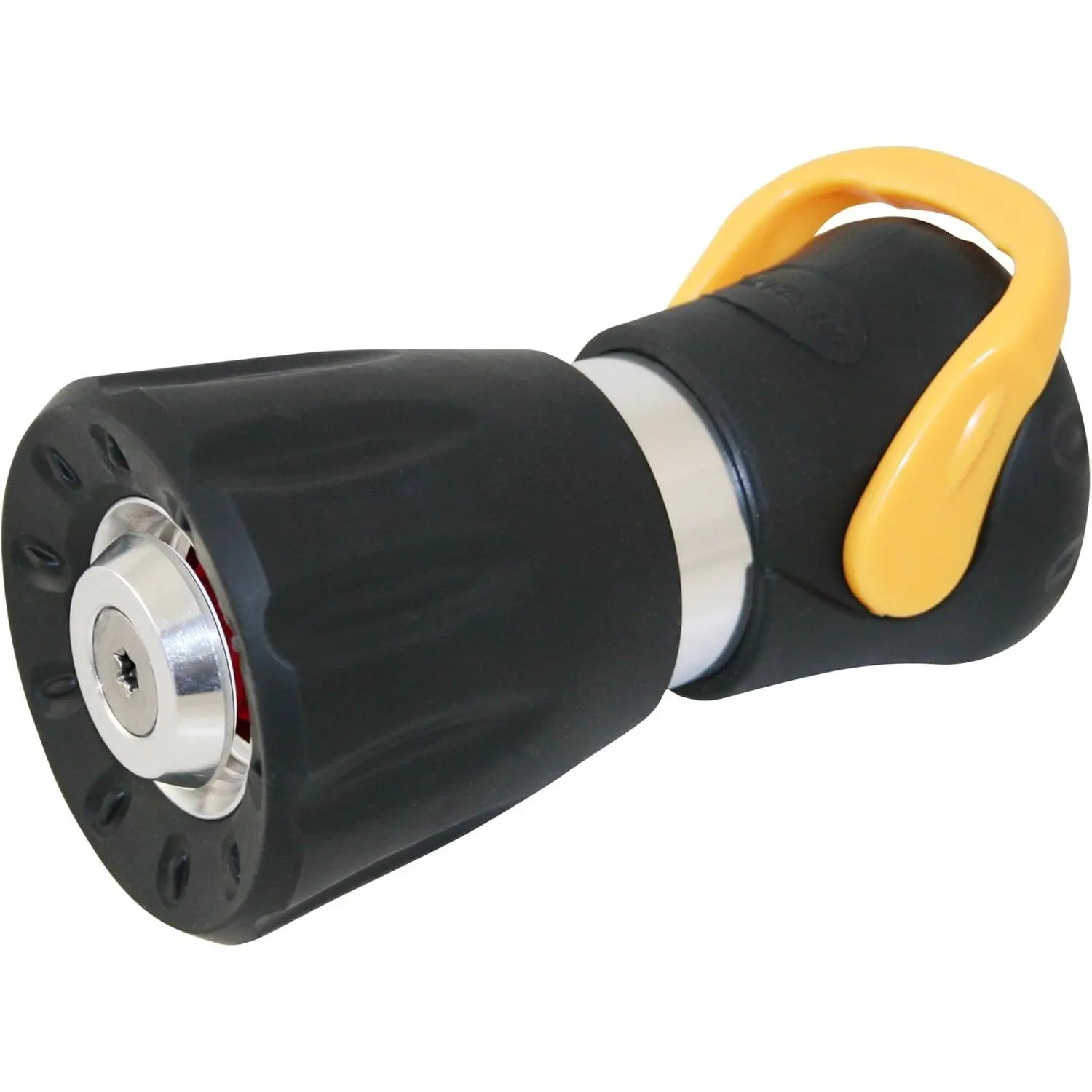 90051 Heavy Duty Fire Hose Nozzle with On/Off Switch (Colors May Vary)  Black
