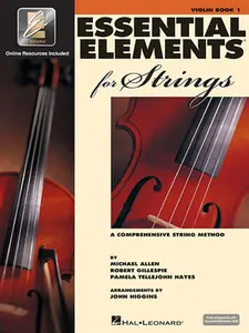 USED-Essential Elements for Strings - Violin Book 1 with Eei Beginner Violin Method Book with Online Mu by Gillespie, Robert (Paperback)