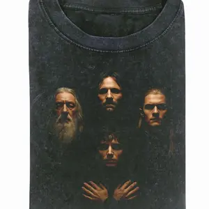 Lord Of The Rings Shirt Vintage Tee Movie Graphic LOTR Unisex T-Shirt Casual Round Neck Cotton Fabric Fitted Gym Clothes 2