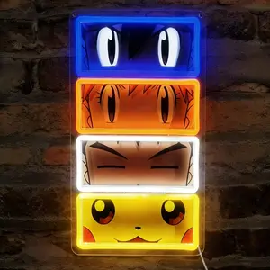 Wall-Mounted Acrylic Neon Light Sign, Adjustable USB-Powered Atmosphere Lamp, Ideal for Gaming Room, Parties, Home Bar, Gifts, Holidays