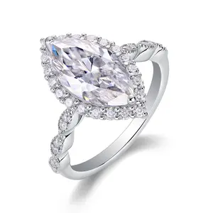 S925 Sterling Silver Moissanite "The Nebula" Ring