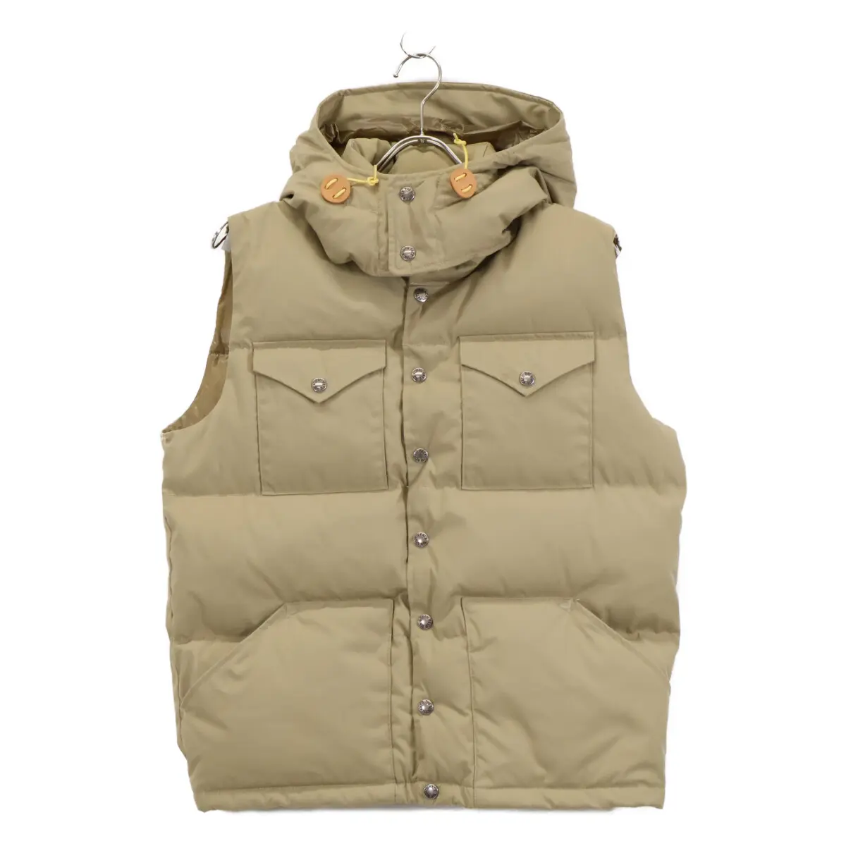 Pre-owned THE NORTH FACE Polyester Small Leather Goods PURPLE LABEL 65/35 Hooded Sierra Vest Vest