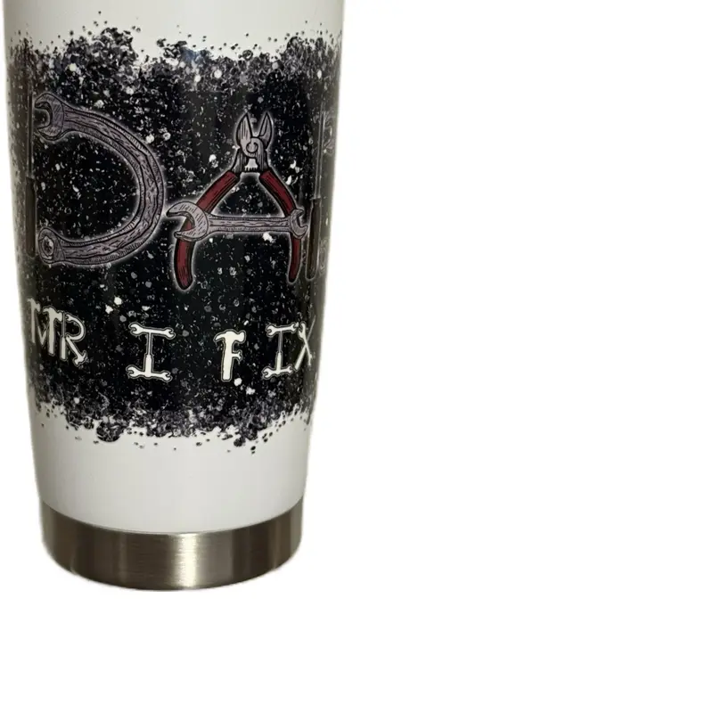 Dad Mr. Fix-It Themed 20oz Stainless Steel Tumbler