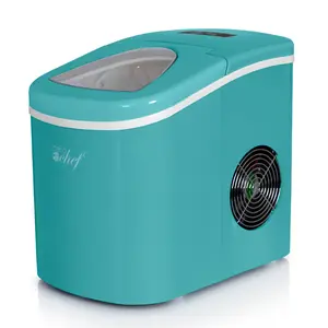 Deco Chef Turquoise Compact Electric Ice Maker | (IMTQA) | Top Load | 26 Lbs Per Day