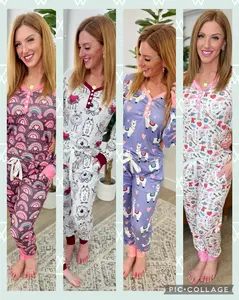 Shirley and stone matching pajama sets Fit Loungewear