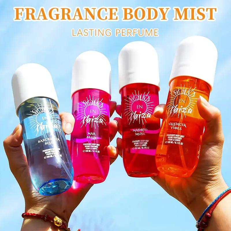 Solo En Ibiza Body&Hair Perfume Mist for Women,6.1oz/180ml,Lady‘s Body Spray for Women Long-Lasting Fragrance，Popular Scents,Perfect for Dating, Parties and Gift Giving