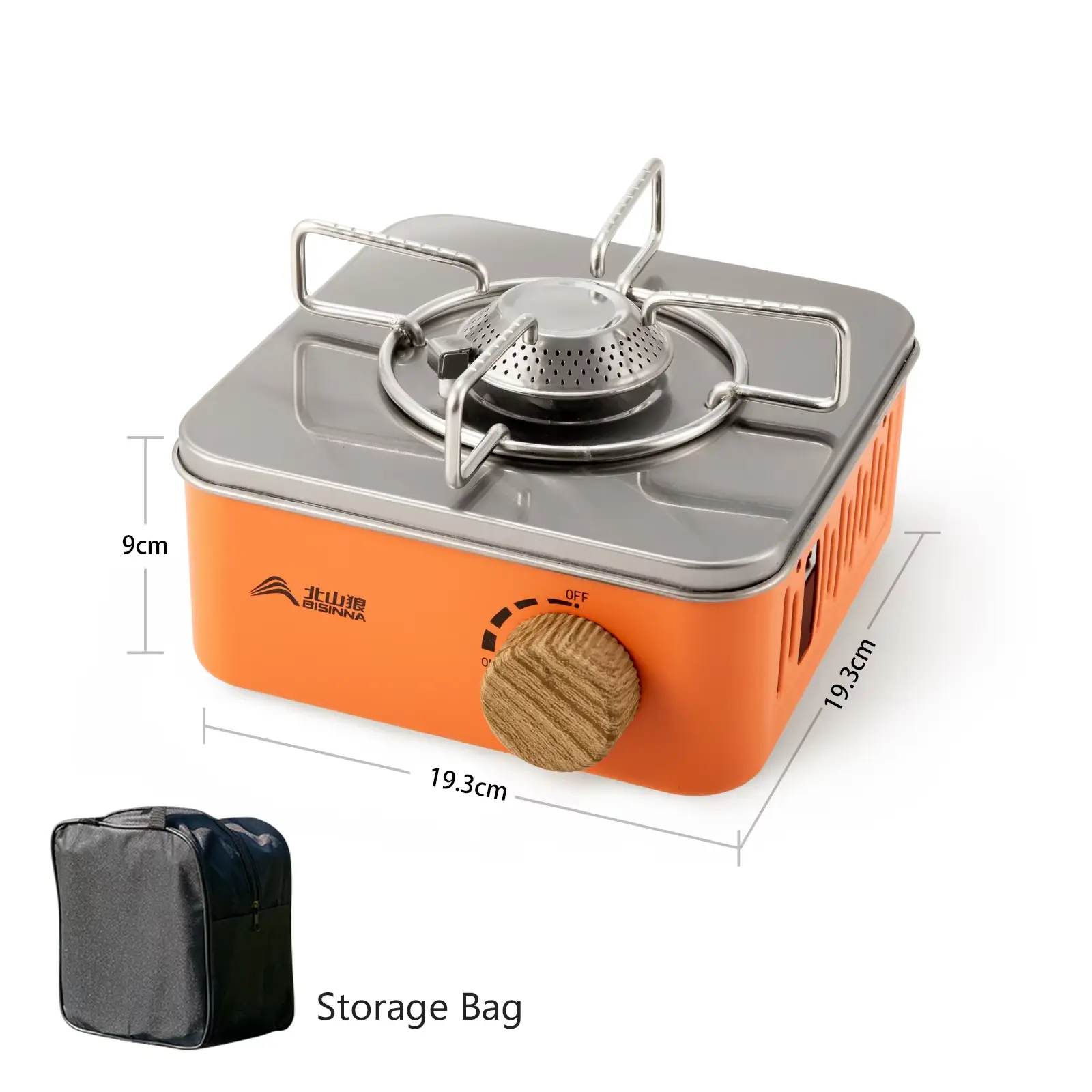 BISINNA Camping Gas Stove 2800W High Firepower Portable Cassette Furnace Outdoor Gas Burner Picnic Camp bisinna