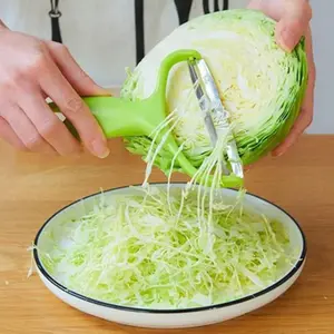 SneekyDealz Cabbage Slicer Vegetable Cutter Cabbage Grater Salad Potato Slicer Melon Carrot Cucumber Shredder Home Kitchen Tools