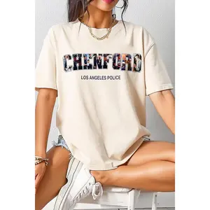 Chenford Merch The Rookie Los Angeles Police Tee For Women Men Comfortable Cotton Fit Top
