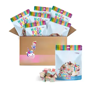 Sophiepops & Gumdrops Magical Unicorn Poop Marshmallows GIANT 12OZ BAGS (6 Pack) Non-Fat Nut Gluten Free Rainbow Candy for Easter or Any Party