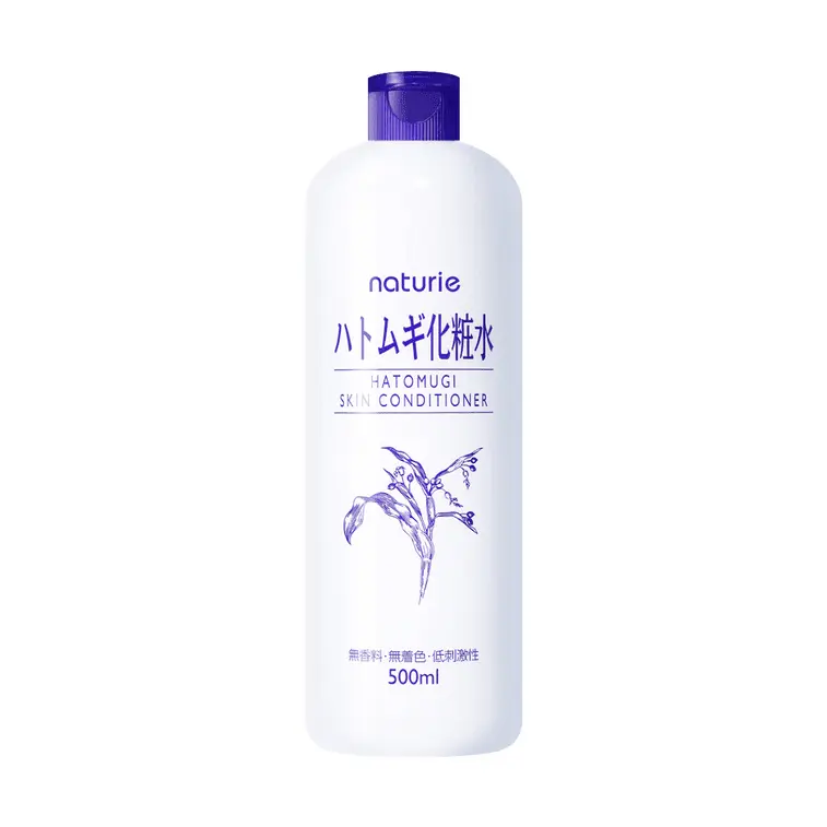 Naturie Adlay Hatomugi Lightweight Toner, Skin Conditioner for All Skin Types - Hydrating, Easy Layering Facial & Body Lotion, 500ml Bottle, Facial Lotion, Hydration