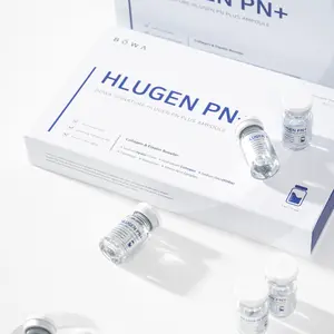 BŌWA Hlugen PN+ Ampoule | Korean PDRN Serum | Collagen & Elastin Booster for Skin Rejuvenation – 10 x 7ml