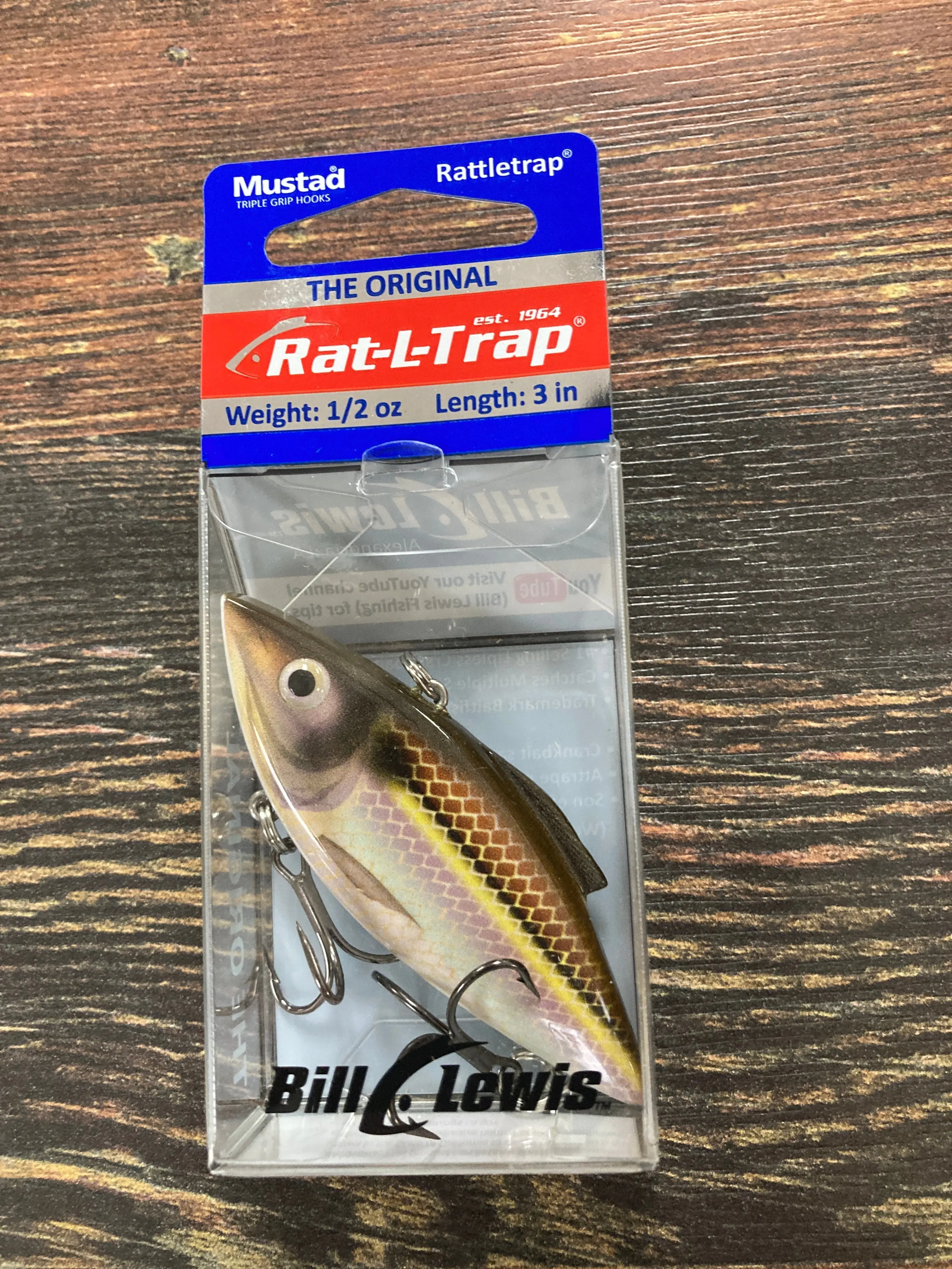 Bill Lewis Rat L Trap 1/2 oz. Gizzard Shad