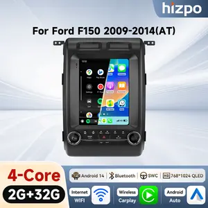 Wireless Android auto with WiFi Replacement Car Screen Audio Ford F150 2009-2014 GPS Touch Screen Car Stereo Upgraded Wireless Carplay
