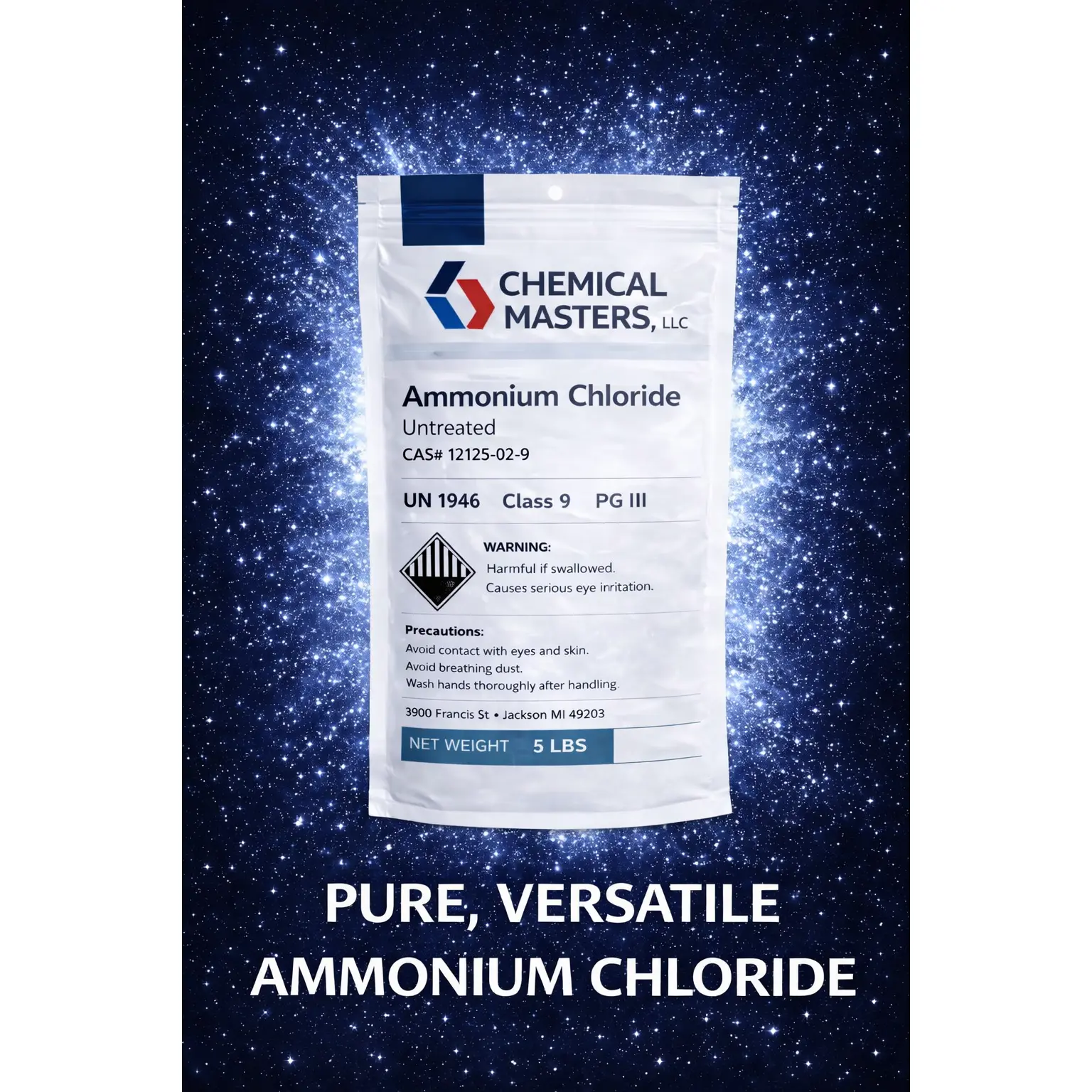99% Pure Ammonium Chloride | Industrial Grade | Electroplating | Soil Health