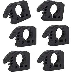 Shovel Holder Clamp Mount Kit, Bed Molle Panel Mount, Shovel Mount for Roof Rack,Quick Release Mount Clamps Off Road UTV Utility Trailer Accessories Fits 1-1/7" to /7" Diameter Tools(6 Pack)
