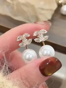 Elegant Zirconia Earrings Set, Copper & Jewelry, Perfect Gift for Women, Daily Wear & Special Occasions