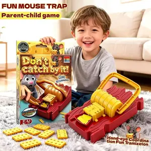 Fun Mouse Trap Game, Avoid Getting Caught, Steal Cheese, Two-Player Interactive Toy, Perfect Christmas Gift, Festive Holiday Present