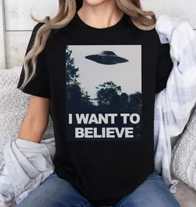 I Want to Believe T-Shirt, My X-Files, Scully and Mulder shirt