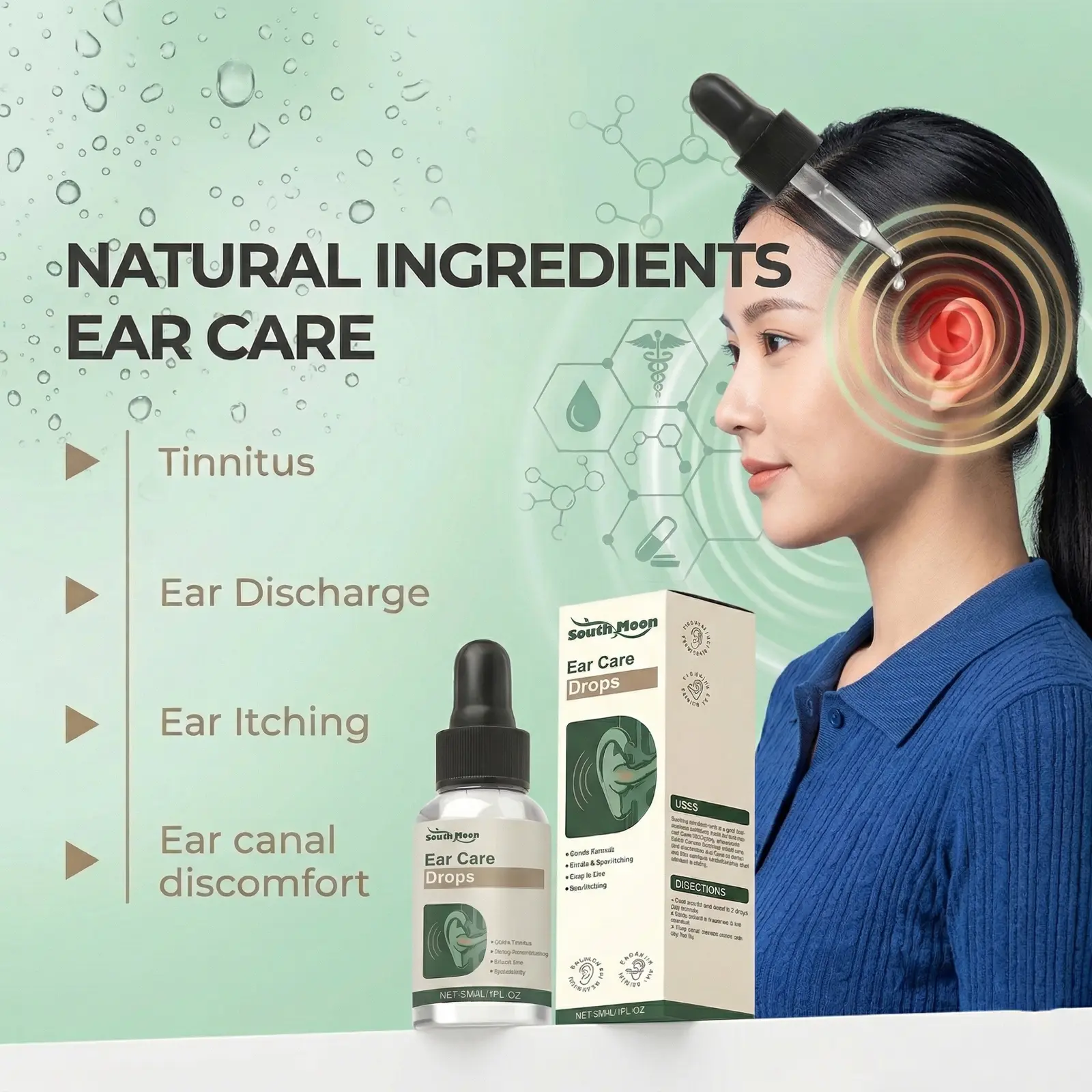 Tinnitus Ear Drops for Ringing Relief - Gentle Earwax Cleaner & Blockage  Remover. Natural Soothing Liquid Drops for Ear Discomfort, Daily Hygiene &  Ear Care. Safe, Fast & Effective. - TikTok Shop