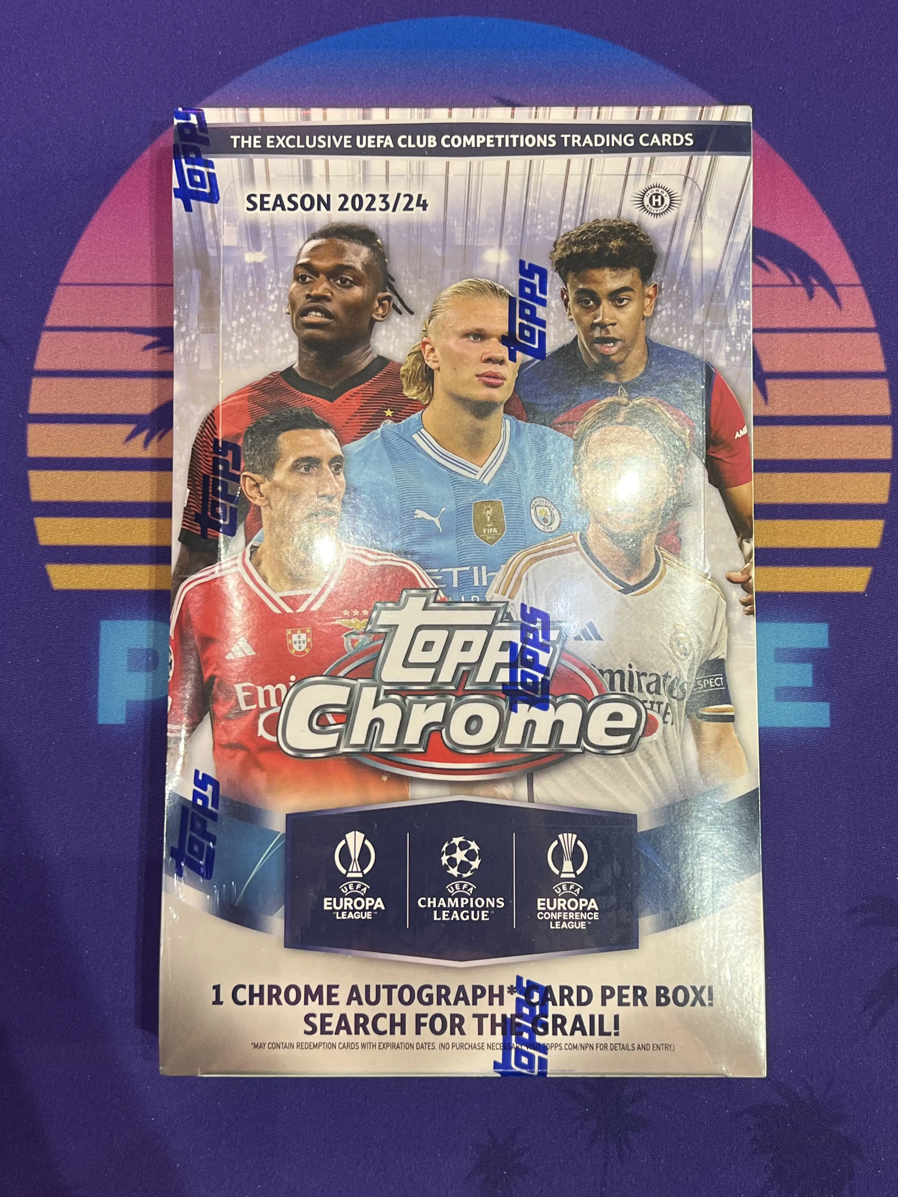 2023/24 Topps UEFA Club Competitions Chrome Soccer Hobby Box