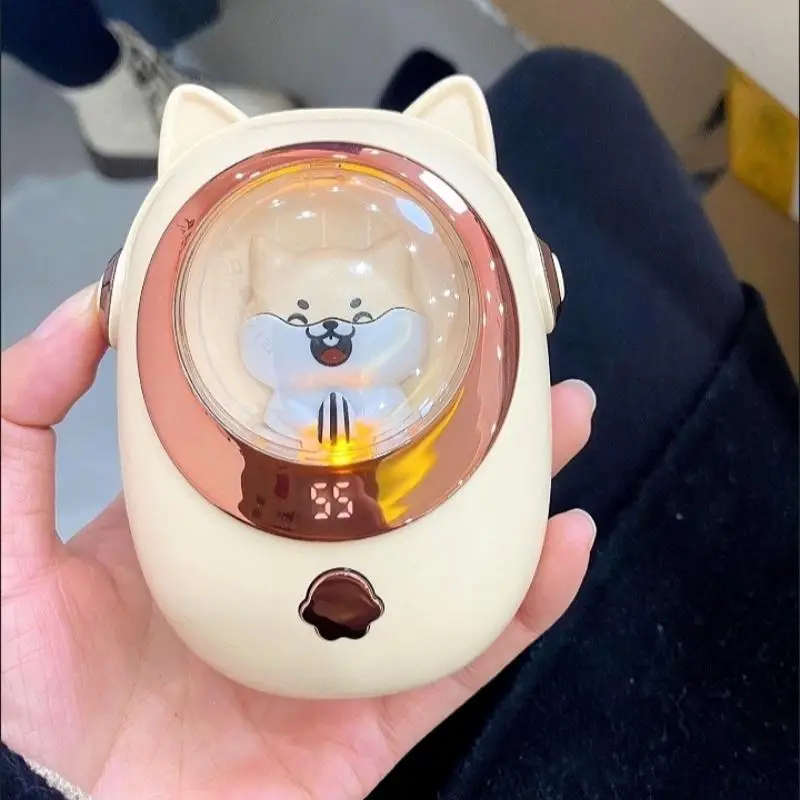 Cute Cat Design USB Rechargeable Hand Warmer,1 Count Portable Hand Warmer, Hand Warmer for Women & Girls, Birthday Gift for Women & Girls