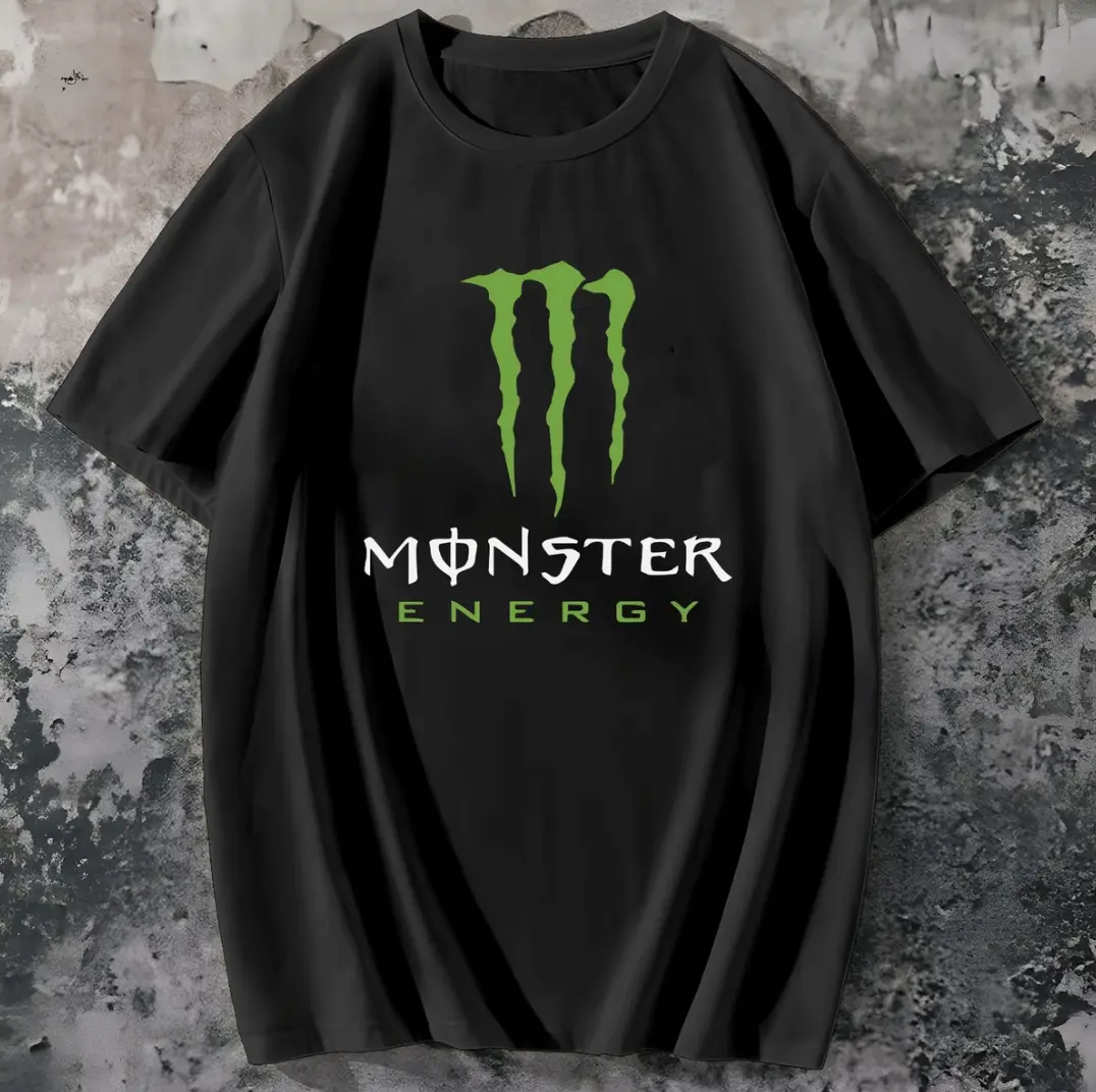 Monster T-Shirt, Logo Tee, Gifts Shirt, Unisex Vintage Graphic Tees Gothic Grunge Y2k Emo Scene Amity Affliction Style Clothes Men Women Streetwear