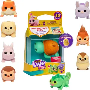 Little Live Pets Electronic Toys, Interactive Wearable Toy Pets with 50+ Sounds and Score Tracker, Portable Pet Toys for Kids of Ages 5+