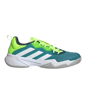 adidas Mens Barricade Tennis Sneakers Shoes - Green