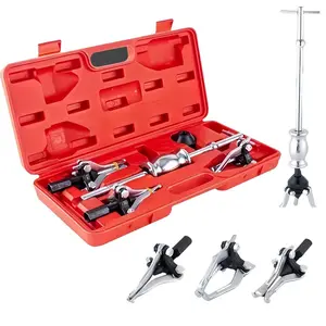 3 Jaw Slide Hammer Bearing Puller Set, Universal Internal External Bearing Gear Puller Set, Alloy Steel Bearing Removal Tool Set with Storage Case