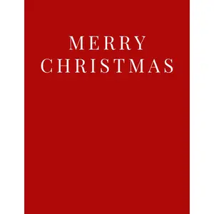 Merry Christmas: Decorative Coffee Table Book for Stacking and Shelves Interior Design and Home Decor Red Paperback – September 19, 2022