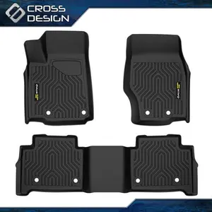 CROSSDESIGN TPE Floor Mats Fit For Jeep Grand Cherokee 22-24 Non L TPE Floor Mats Liner All Weather 3D  Upgraded Version