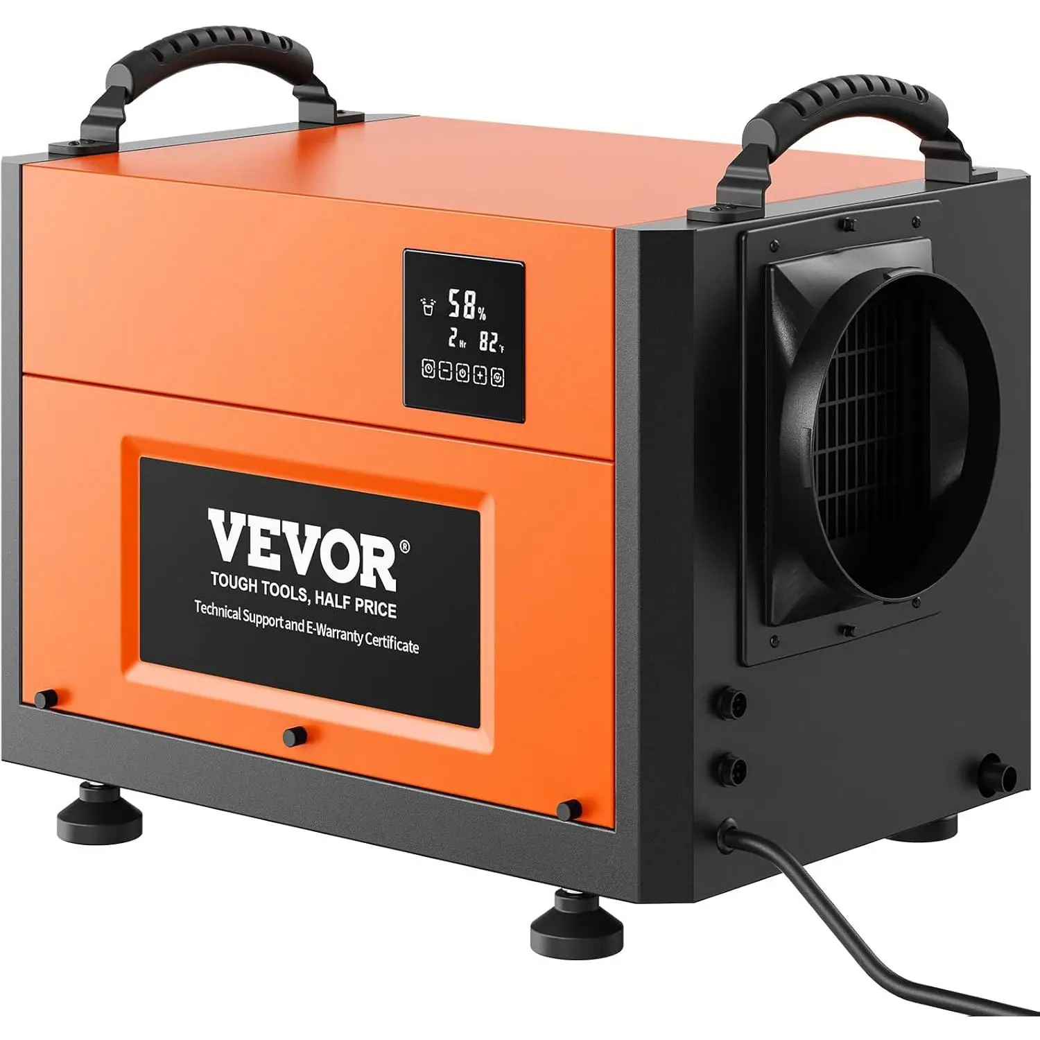 Spring new arrivals 125 Pints Commercial Dehumidifier with Drain Hose for Crawl Spaces, Basements Warehouse & Job Sites, Large Capacity Dehumidifier for Water Damage Restoration, Auto Defrost, CSA Listed