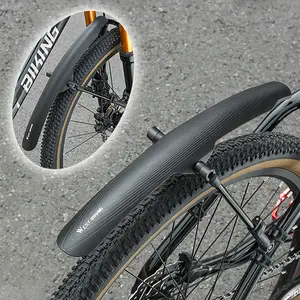 Mountain Bike Front & Rear Tire Mudguard Wheel MTB Quick Release Mud Guard Fits 26/27.5/29 Inch Wheels, Durable Cycling Accessory