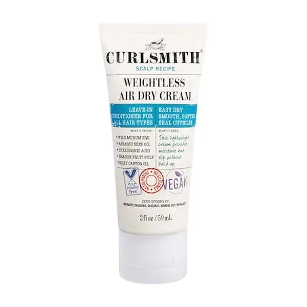 Curlsmith  Mini Weightless Air Dry Curly Hair Cream Vanilla Orange Solid Conditioner Bar Anti-Frizz Styling Brown Super Elastic Bands Heat Spray for Perfect Day Lemon Scented Vegan Detangler Gold Lust Protection growth oil dippity gel curls davines salt