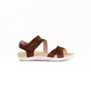 Samuel Hubbard Capri Sandal (Women's) - Cognac Leather