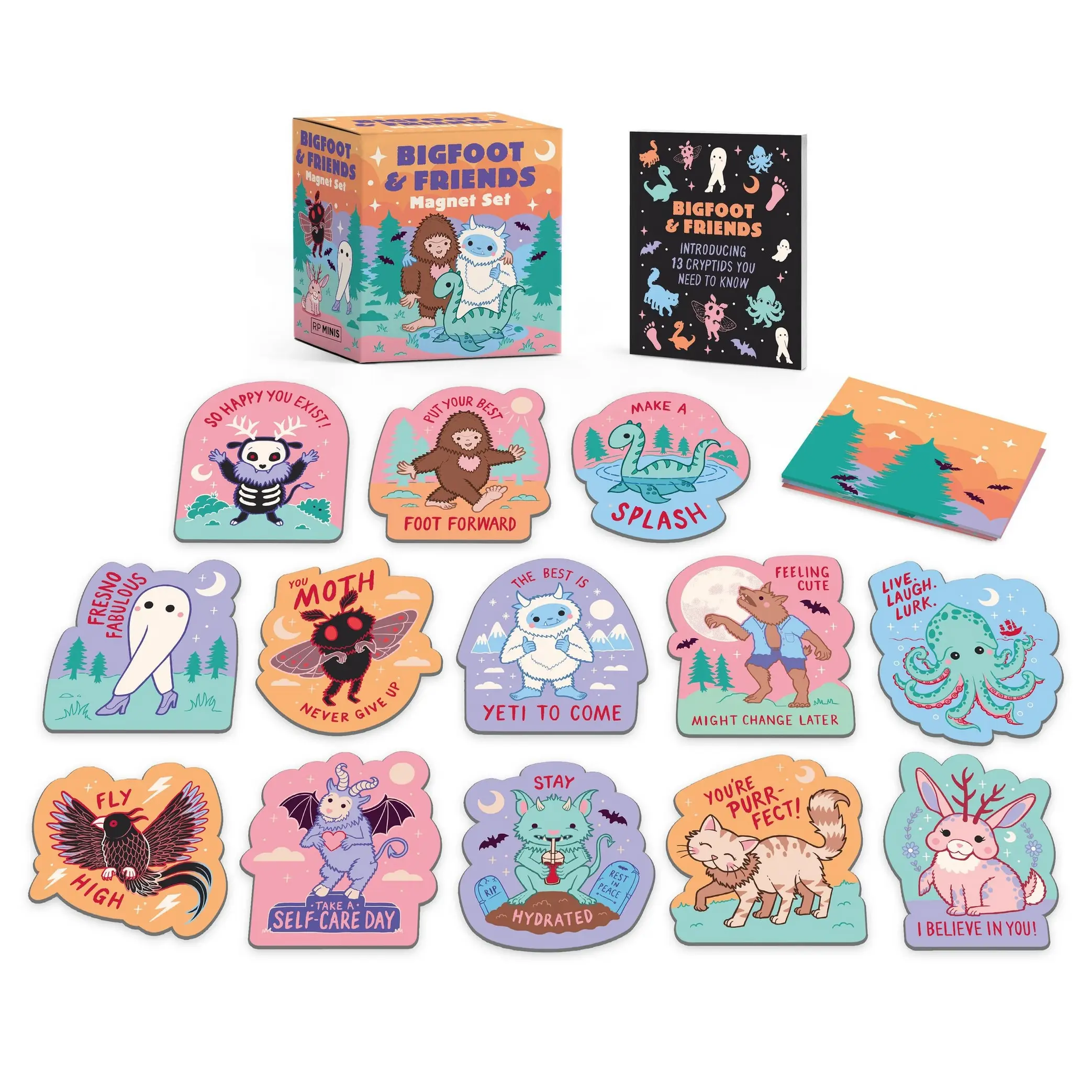 Bigfoot & Friends Magnet Set by RP Minis [Novelty Gift]